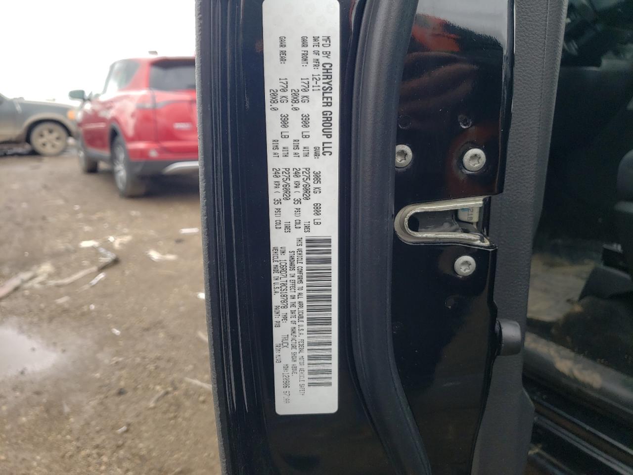 1C6RD7LT0CS187878 2012 Dodge Ram 1500 Slt