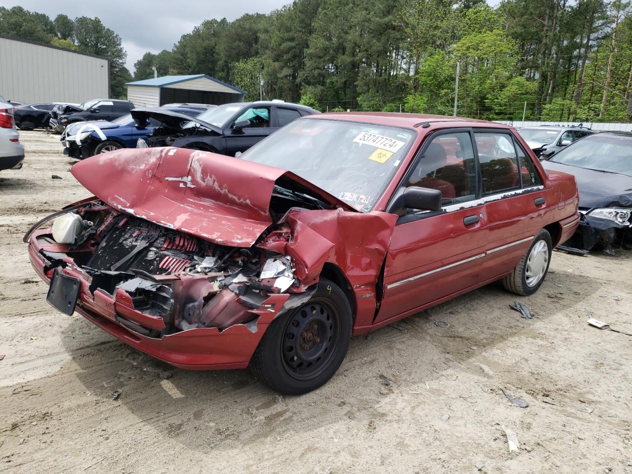 3MAPM10J3MR667555 1991 Mercury Tracer