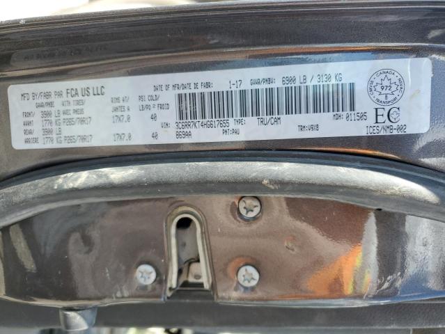 2017 Ram 1500 St VIN: 3C6RR7KT4HG617655 Lot: 55507014