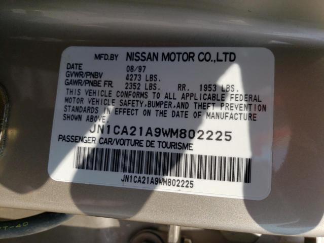 1998 Nissan Maxima Gle VIN: JN1CA21A9WM802225 Lot: 53917694