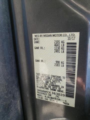 2018 NISSAN MAXIMA 3.5 - 1N4AA6AP2JC363020