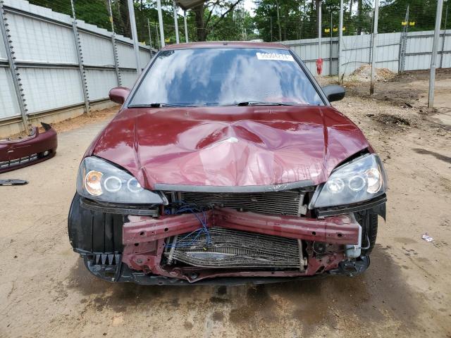 2002 Honda Civic Ex VIN: 2HGES25752H534502 Lot: 55504214