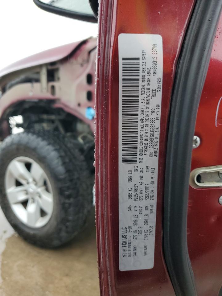 1C6RR6FGXJS324865 2018 Ram 1500 St