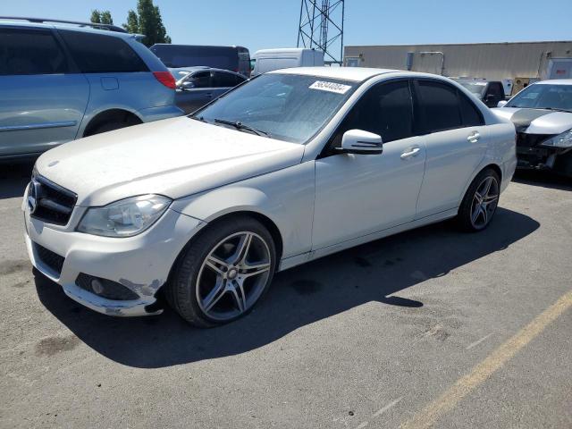 MERCEDES-BENZ C250 2012 white   WDDGF4KB9CA678589 photo #1