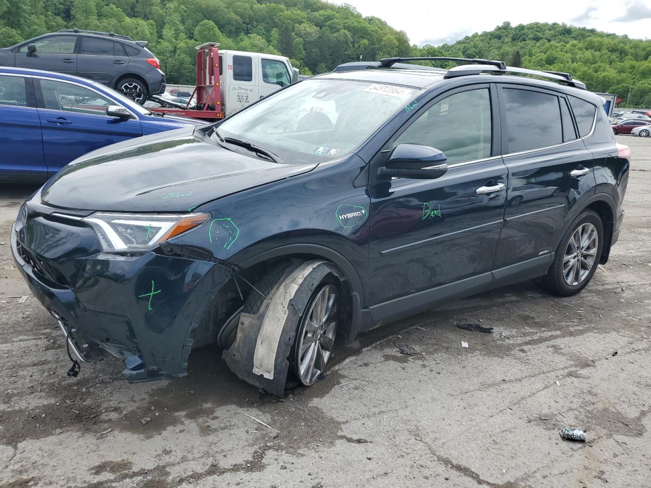 JTMDJREV8JD255366 2018 Toyota Rav4 Hv Limited