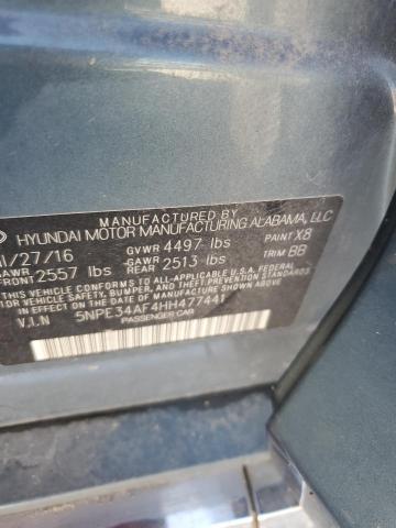 2017 HYUNDAI SONATA SPO - 5NPE34AF4HH477441