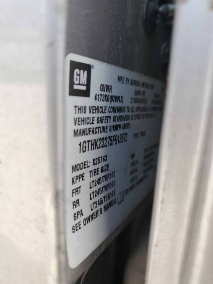 1GTHK23275F913672 2005 GMC Sierra K2500 Heavy Duty