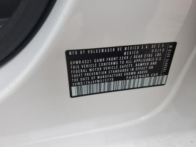 2015 VOLKSWAGEN JETTA SE - 3VWD17AJ4FM313778