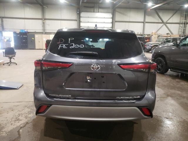 2021 Toyota Highlander Platinum VIN: 5TDFZRBH6MS072301 Lot: 47961064