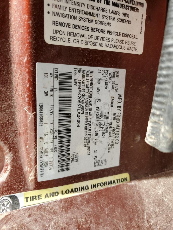 1FMFK20557LA24004 2007 Ford Expedition El Limited