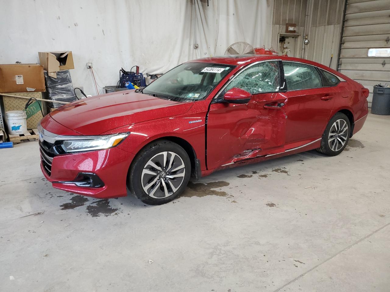 1HGCV3F53MA022272 2021 Honda Accord Hybrid Exl