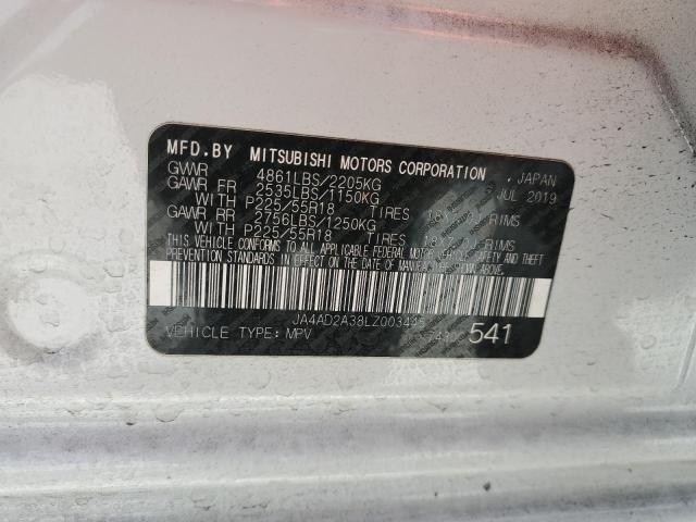 2020 Mitsubishi Outlander Es VIN: JA4AD2A38LZ003445 Lot: 54198354