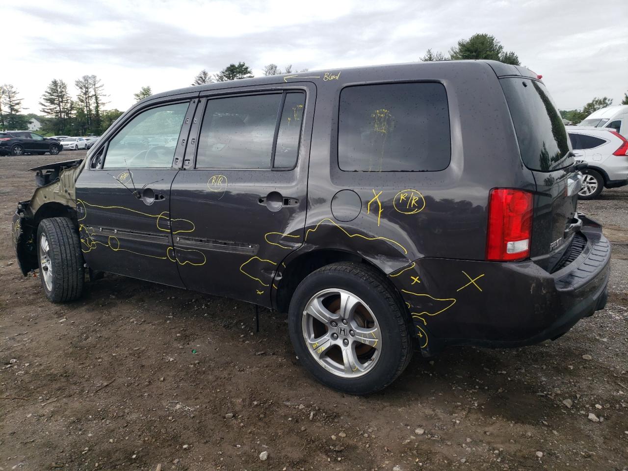 5FNYF4H52EB010417 2014 Honda Pilot Exl