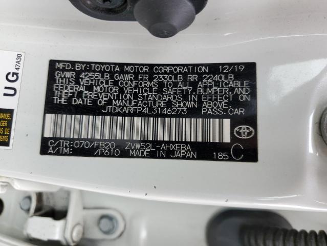 JTDKARFP4L3146273 Toyota Prius PRIM 12