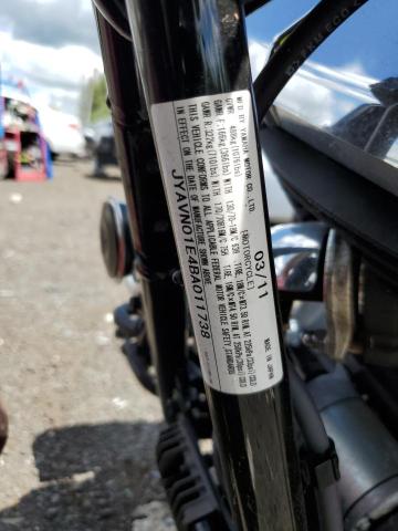 2011 YAMAHA XVS950 A JYAVN01E4BA011738