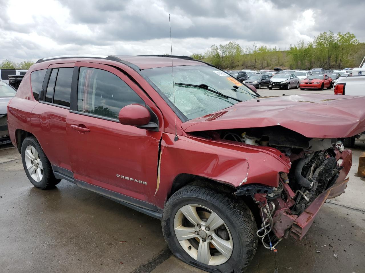 1C4NJDEBXED641967 2014 Jeep Compass Latitude