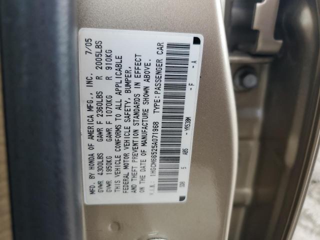 2005 Honda Accord Ex VIN: 1HGCM66525A071968 Lot: 55284024