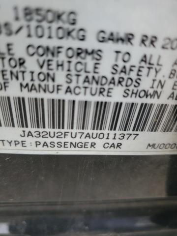 2010 Mitsubishi Lancer Es/Es Sport VIN: JA32U2FU7AU011377 Lot: 55654744