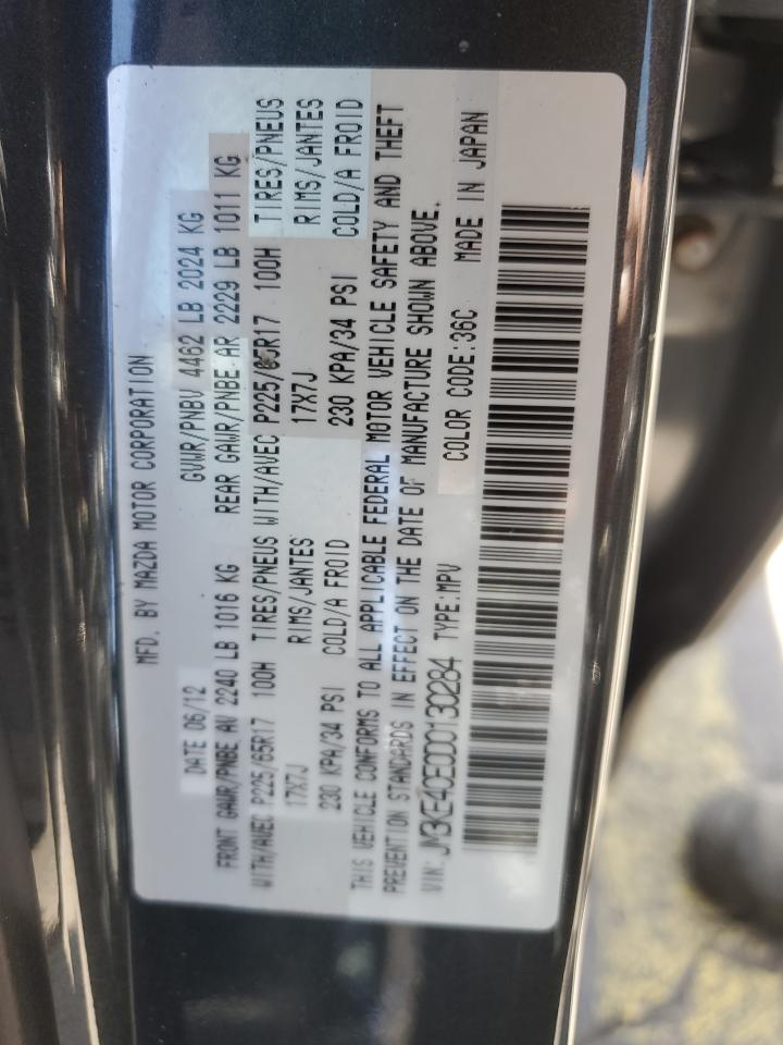 JM3KE4CE0D0130284 2013 Mazda Cx-5 Touring