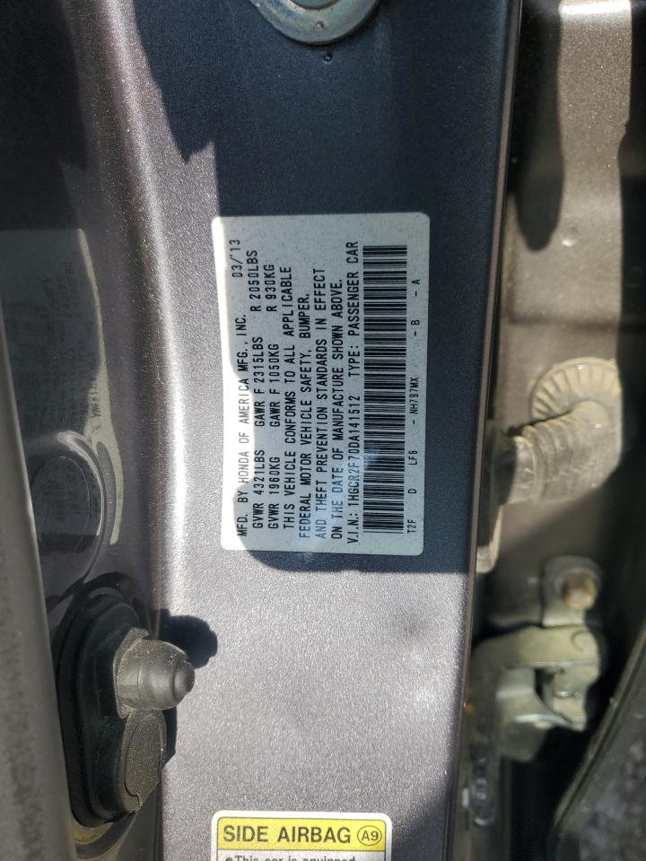 1HGCR2F70DA141512 2013 Honda Accord Ex