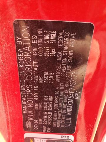 2015 Kia Soul ! VIN: KNDJX3A54F7757172 Lot: 53486034