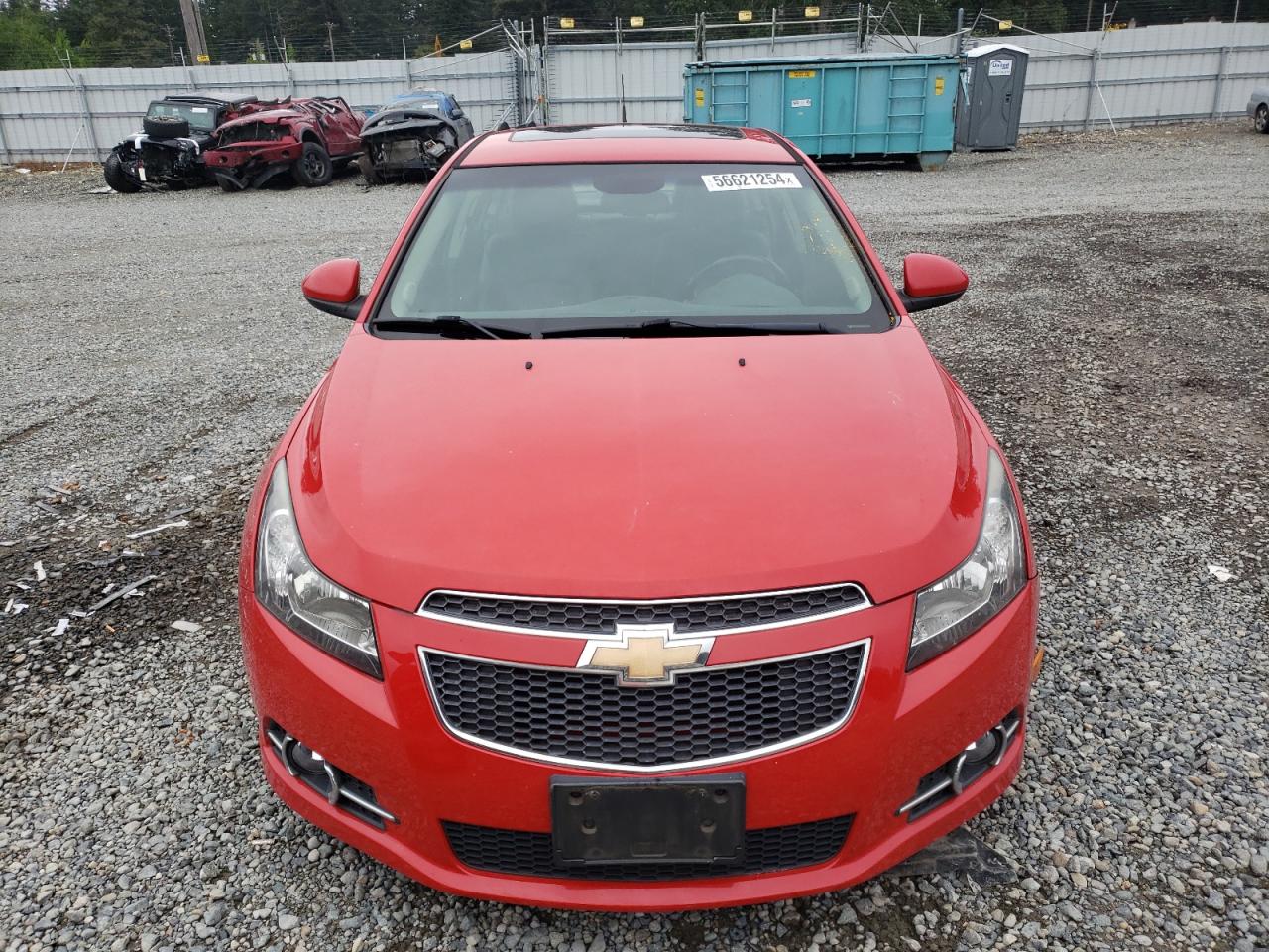 1G1PM5SC4C7210421 2012 Chevrolet Cruze Lt