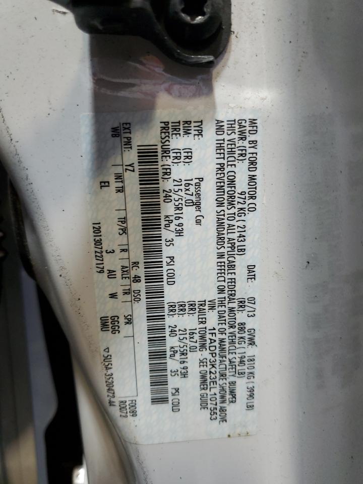 1FADP3K23EL107553 2014 Ford Focus Se