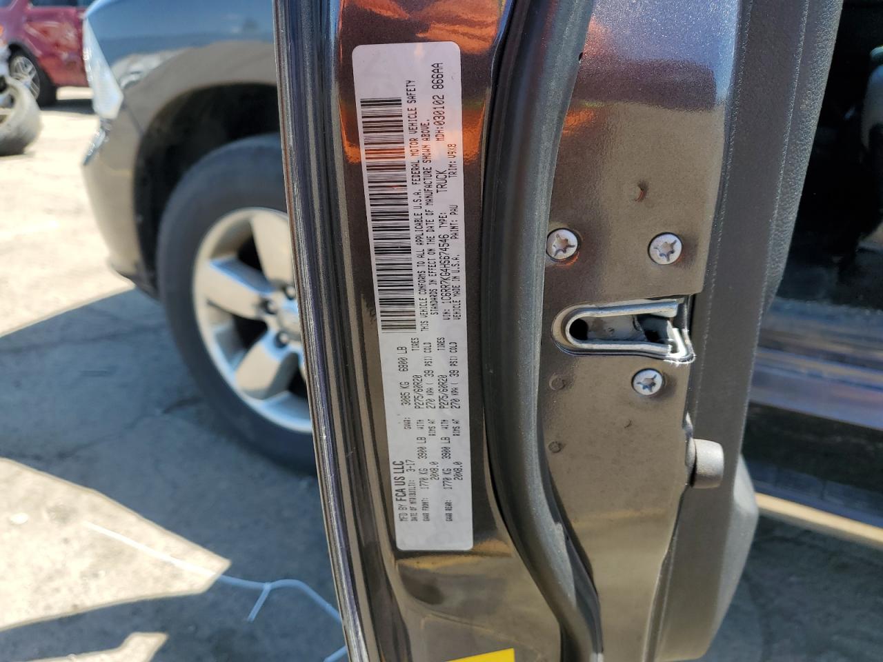 1C6RR7KG4HS674546 2017 Ram 1500 St