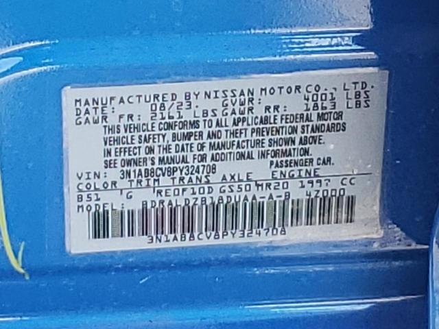2023 NISSAN SENTRA SV - 3N1AB8CV8PY324708