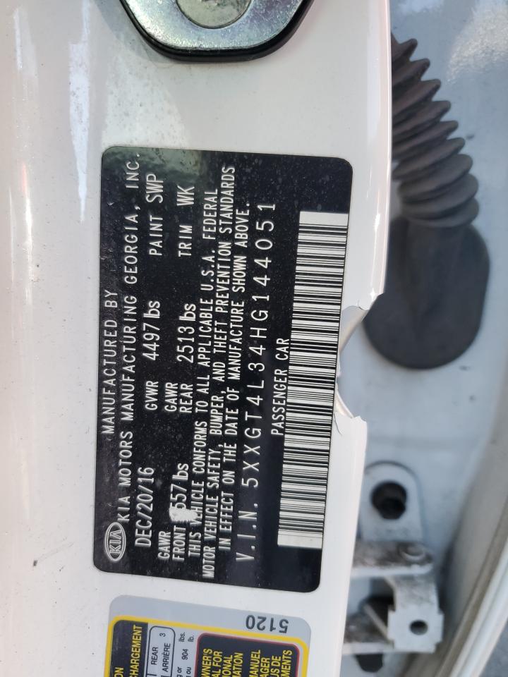 5XXGT4L34HG144051 2017 Kia Optima Lx