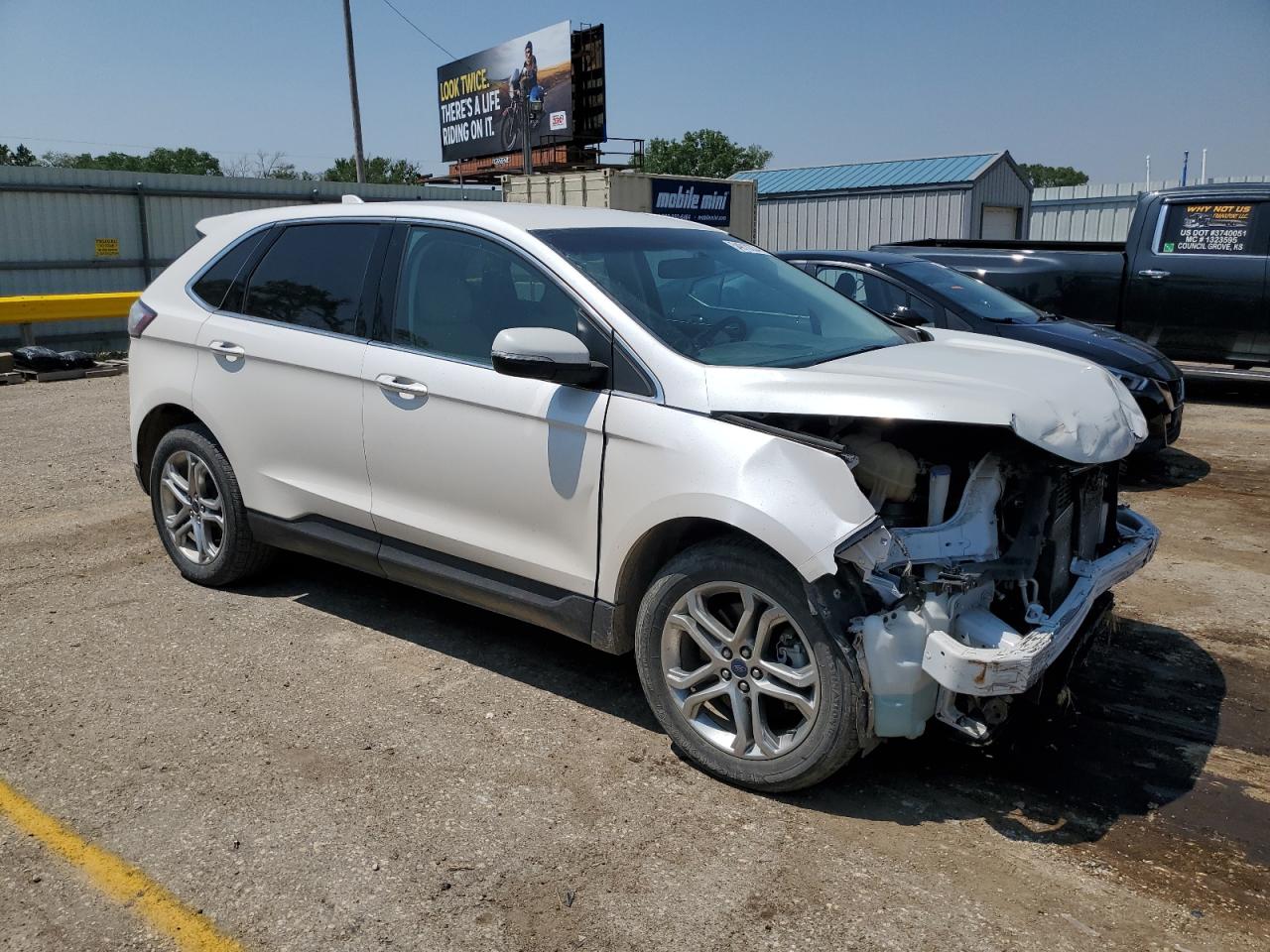 2017 Ford Edge Titanium vin: 2FMPK3K82HBB56317