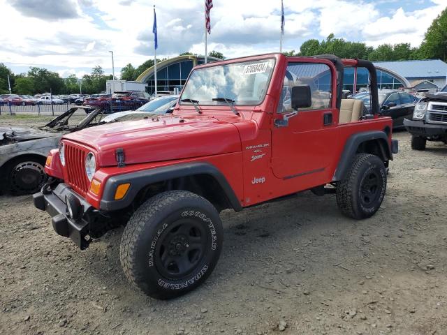 2001 Jeep Wrangler / Tj Sport VIN: 1J4FA49S81P356752 Lot: 57058434