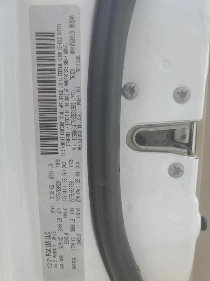 1C6RR6WT7HS531981 2017 Ram 1500 Longhorn