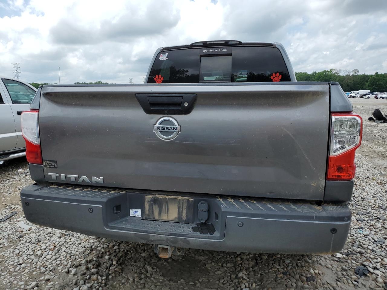 2017 Nissan Titan Sv vin: 1N6AA1E6XHN511439