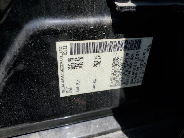 2011 Nissan Maxima S VIN: 1N4AA5AP0BC835095 Lot: 53240104