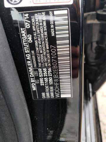 2014 Mercedes-Benz E 350 4Matic VIN: WDDHF8JB2EB071007 Lot: 54395574