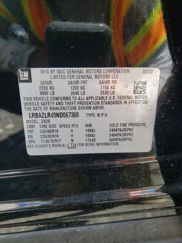 2022 Buick Envision Preferred VIN: LRBAZLR49ND067308 Lot: 56305054