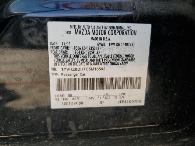 2012 Mazda 6 I VIN: 1YVHZ8DH7C5M18502 Lot: 53494084