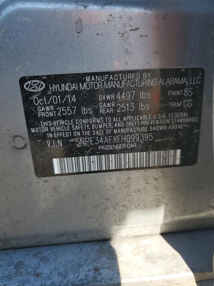 5NPE34AFXFH099395 2015 Hyundai Sonata Sport