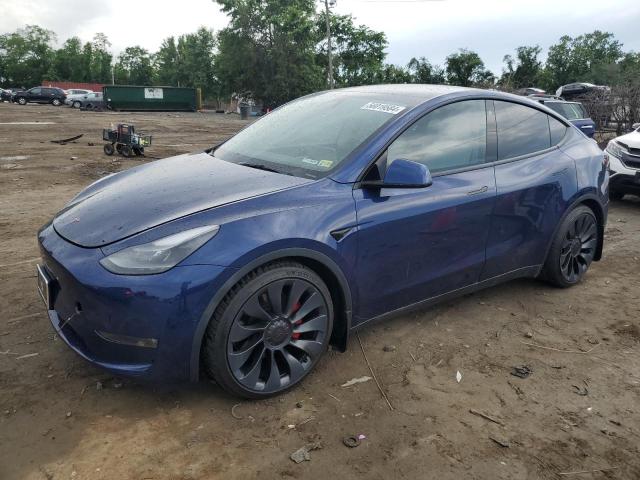 2022 Tesla Model Y VIN: 7SAYGDEF1NF375958 Lot: 56019584