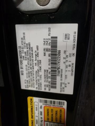 2017 Ford Mustang Gt VIN: 1FA6P8CF7H5235066 Lot: 52546414