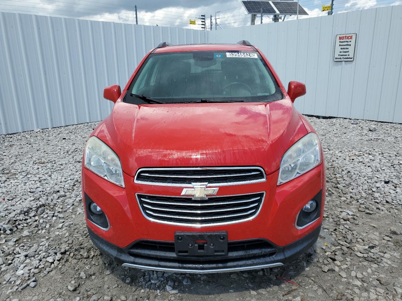 3GNCJNSBXFL216835 2015 Chevrolet Trax Ltz