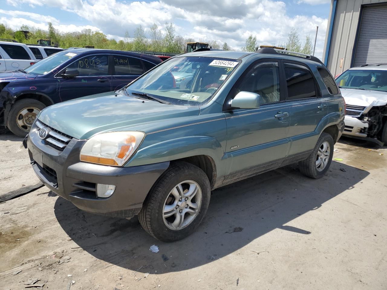 KNDJE723377354084 2007 Kia Sportage Ex