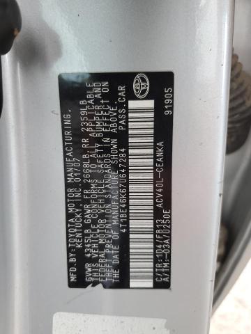 2007 Toyota Camry Ce VIN: 4T1BE46K67U647284 Lot: 54204914