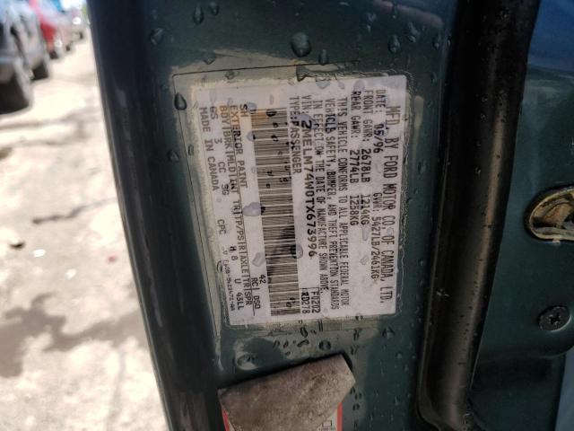 1996 Mercury Grand Marquis Gs VIN: 2MELM74W0TX673996 Lot: 55935224