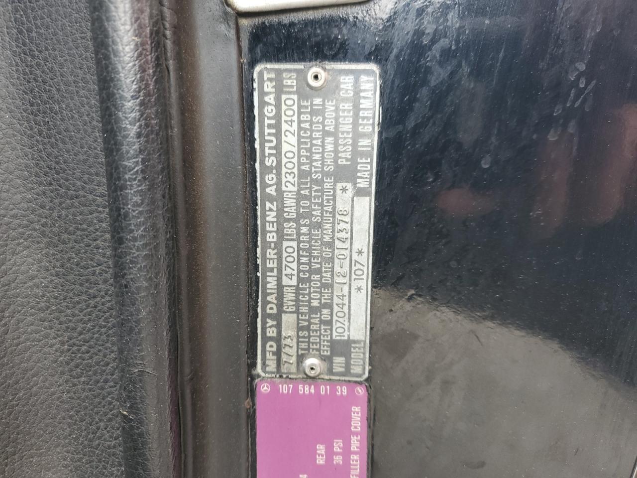 10704412014378 1973 Mercedes-Benz 450 Sl