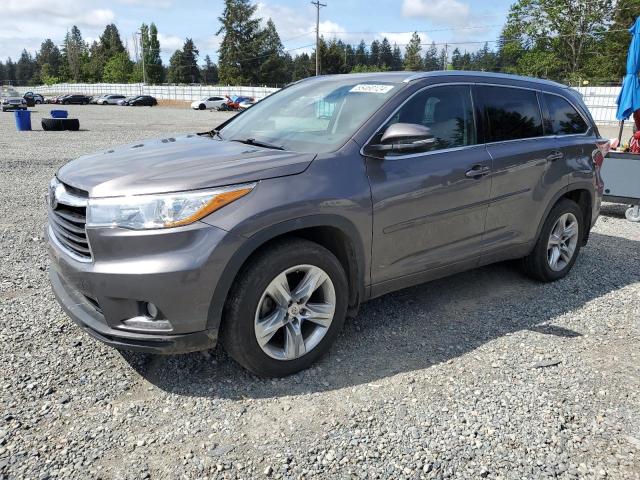 2015 Toyota Highlander Limited VIN: 5TDDKRFH6FS165005 Lot: 55460124