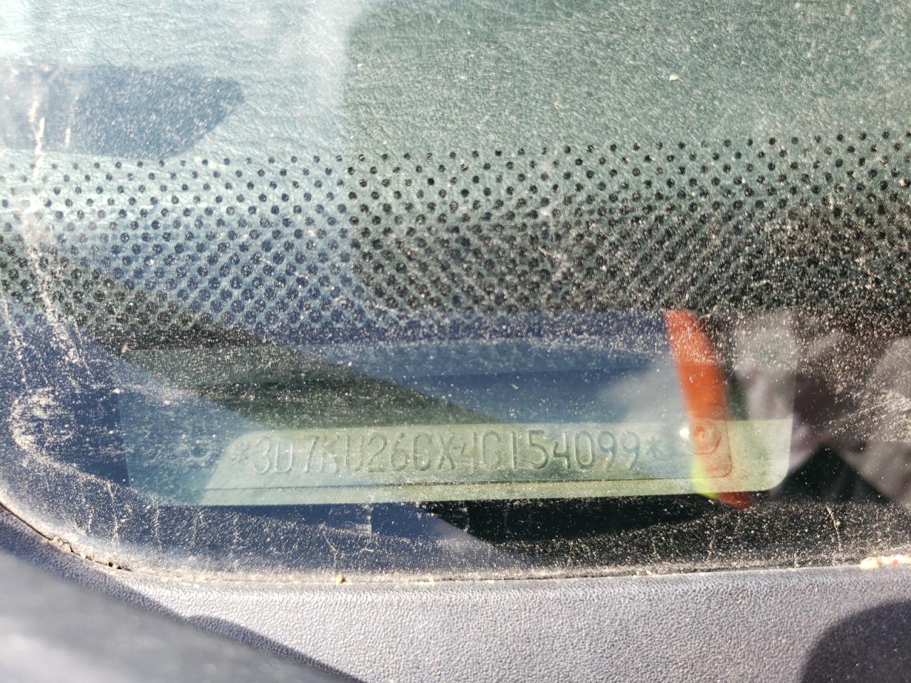 3D7KU26CX4G154099 2004 Dodge Ram 2500 St