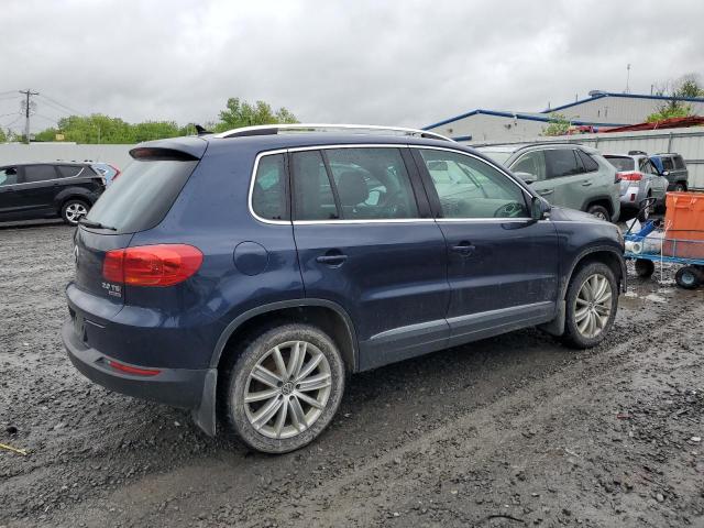 VOLKSWAGEN TIGUAN S 2015 blue 4dr spor gas WVGBV7AX5FW517536 photo #4