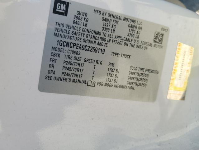 2012 Chevrolet Silverado C1500 VIN: 1GCNCPEA9CZ269119 Lot: 56463244